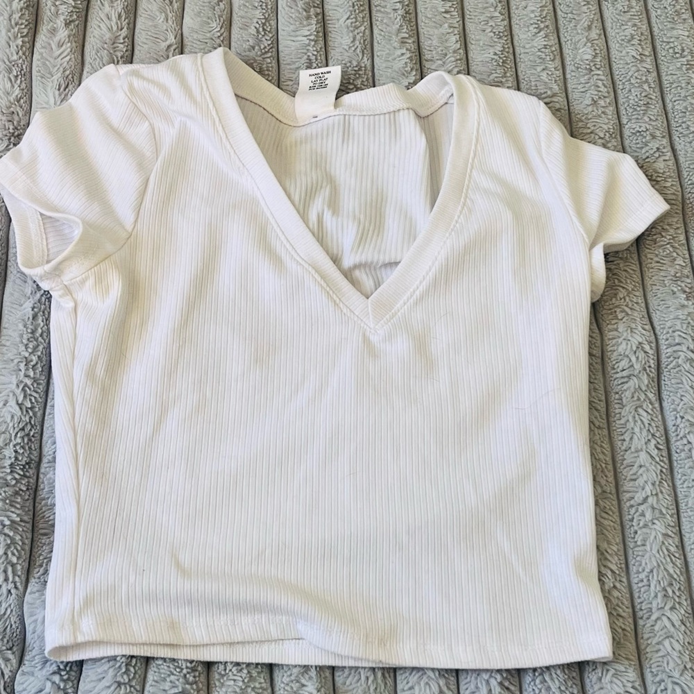 White V neck
